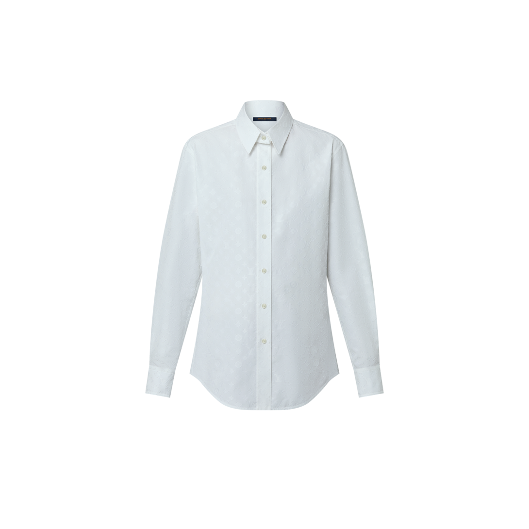 Monogram Fil Coupé Shirt - Women - Ready-to-Wear | LOUIS
